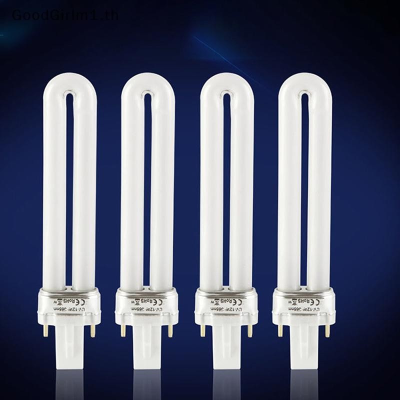 Goodgirlm1 9 W/12 W U-Shape UV หลอดไฟสําหรับ LED เจลเครื่องเล็บ Curing โคมไฟเครื่องเป่า TH