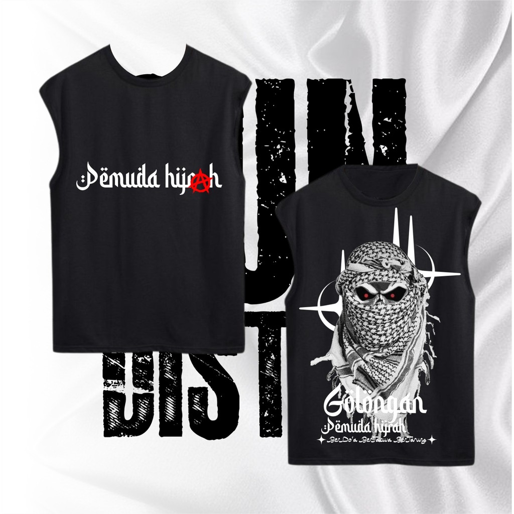 NEUTRAL SINGLET เสื้อยืดสําหรับ YOUTH GROUP HIJRAH ใหม่ล่าสุด NEUTRAL SINGLET - NEUTRAL GANK SINGLET