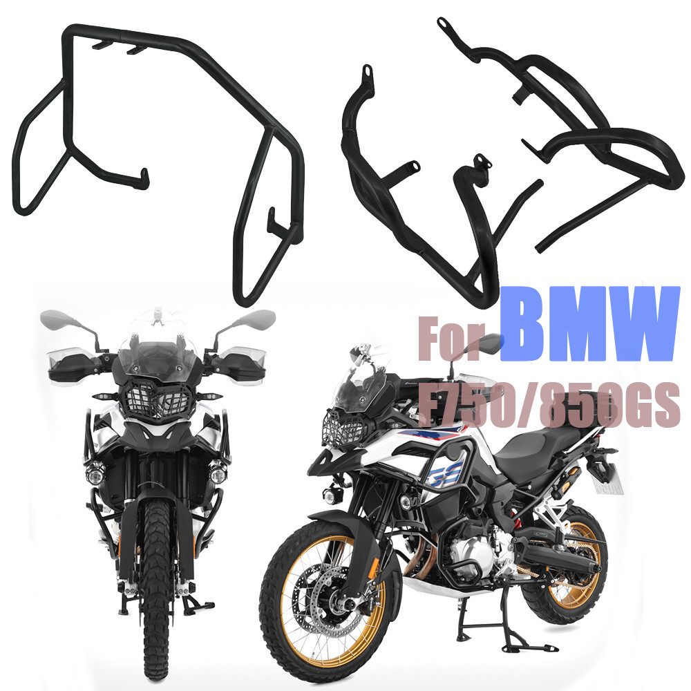 YFor BMW F750GS F850GS F 750 GS F 850 GS Motorcycle Crash Bar Tank Engine Guard Bumper Upper Lower F
