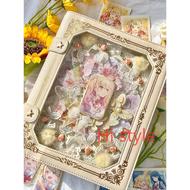 Morning Glory Original Cute Magic Book Pain Pack Gold Plated Retro One Shoulder Diagonal Cross College Pain Pack