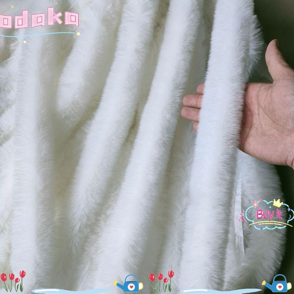 Odaka Fluffy Trim, Cuff Plush Strip Stage เครื่องแต่งกาย Faux Fur ริบบิ้นเทป, Handmade ขนสัตว์ 1M DIY เครื่องแต่งกายเย็บขนสัตว์ประดิษฐ์ Stripe ตกแต่ง