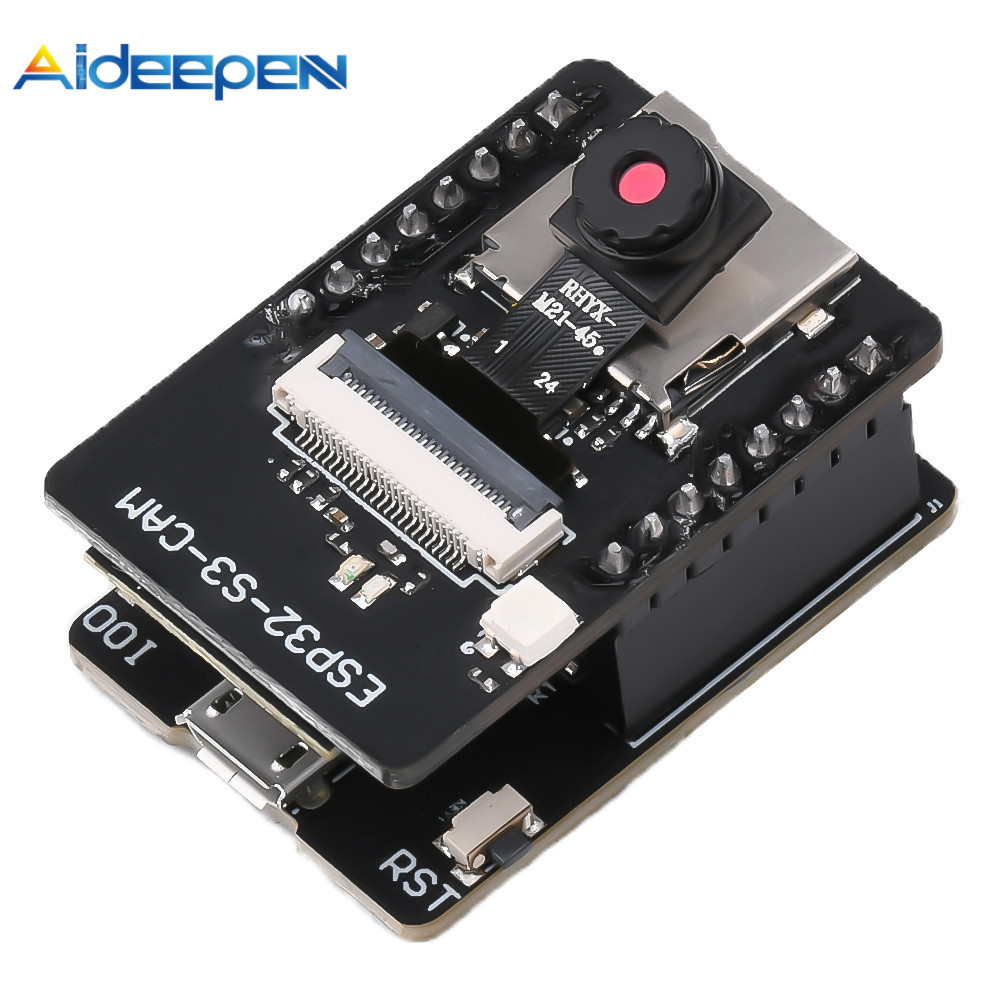Aideepen ESP32-S3-CAM บอร์ดพัฒนา WiFi บลูทูธโมดูลออนบอร์ด ESP32-S3-WROOM-1 N16R8 โมดูล