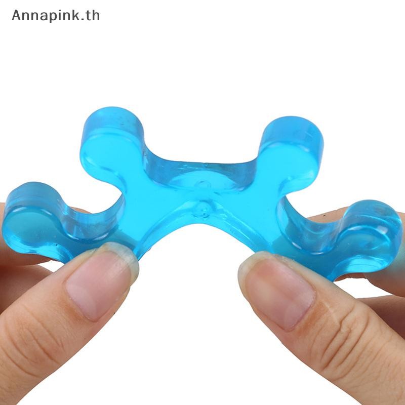 Annapink.th 2 ชิ้นซิลิโคนอ่อนนุ่ม Toe Separator ยืดหยุ่น Finger Spacer ทําเล็บมือเล็บเท้าเครื่องมือ EN