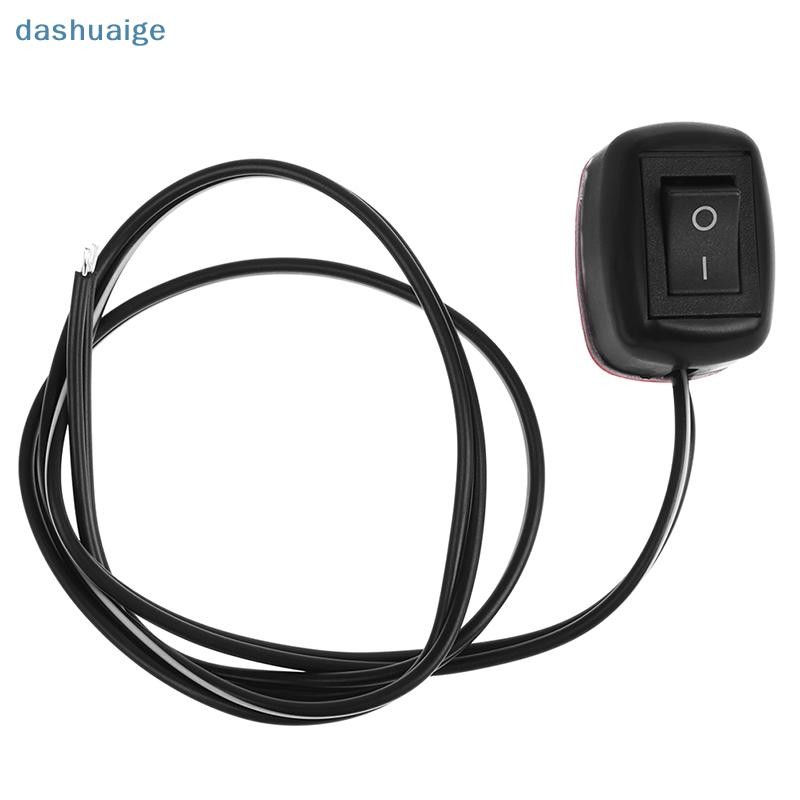 [WvW] Dc 12V Universal Car Switch Paste Type Toggle Switch พร้อมสาย 60 ซม. สําหรับ DRL OoO