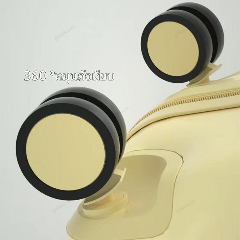 กระเป๋าเดินทาง 20/24นิ้ว [usb port] กระเป๋าเดินทางล้อลาก สีมันวาว น้ำหนักเบา Baggage luggage