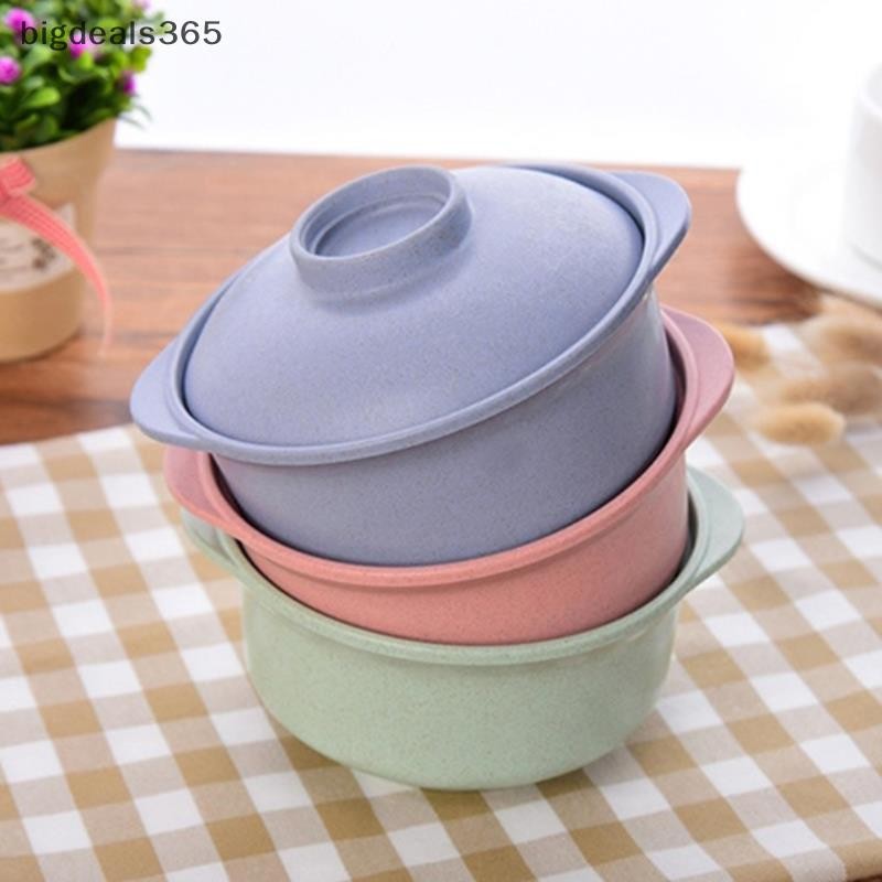 [bigdeals365] ชามบะหมี่กึ่งสําเร็จรูปพร้อมฝาปิดซุปชามข้าวร้อนภาชนะบรรจุอาหารสไตล์ญี่ปุ่นสต็อกใหม่