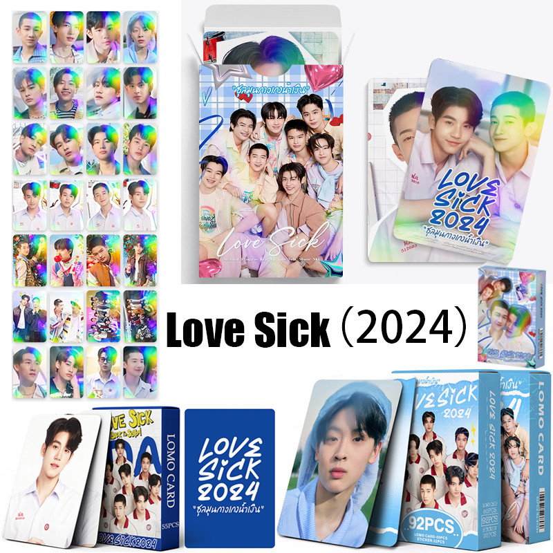 การ์ดโฮโลแกรม Love Sick Photocards Pun No 60 ชิ้นการ์ด LOMO Love Sick 2024 อัลบั้มไอดอลของสะสมของขวัญ