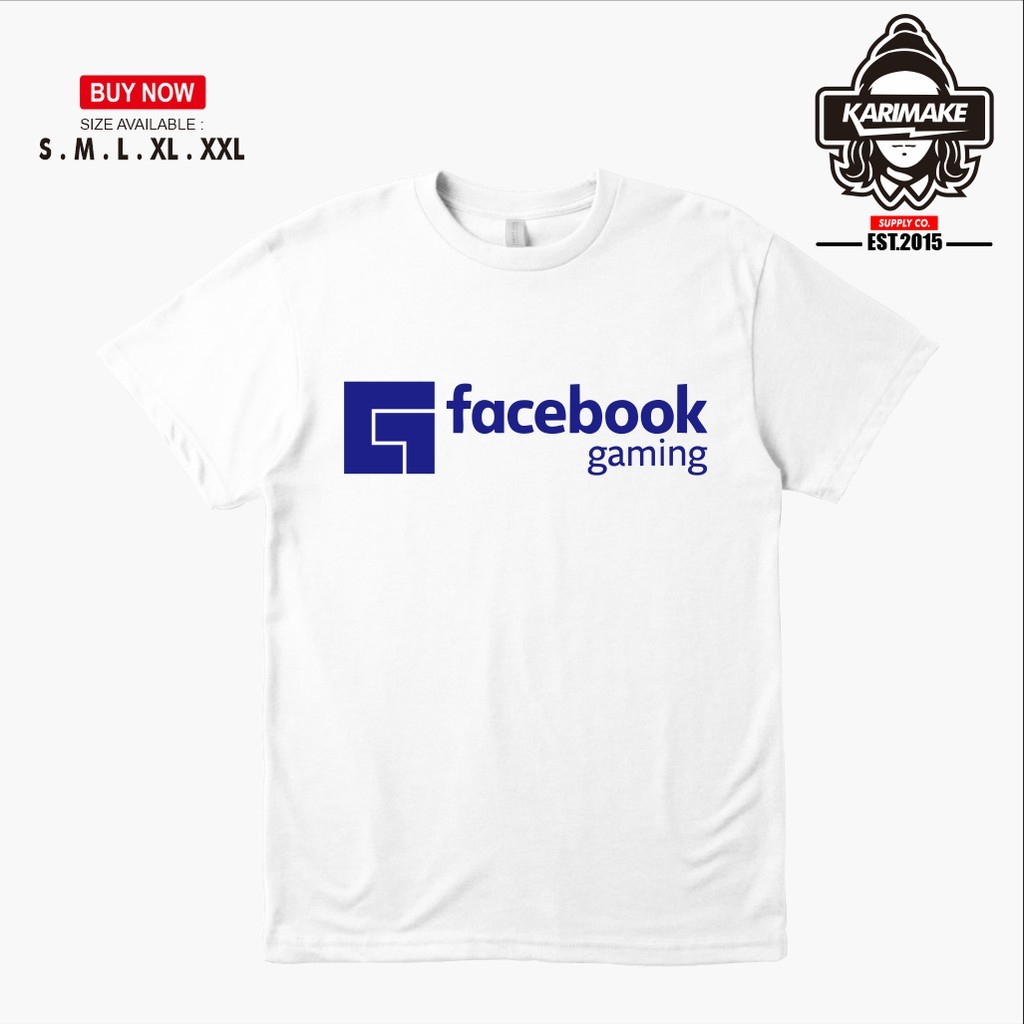 เสื้อยืด พิมพ์ลาย Karimake Game Facebook สําหรับเล่นเกมS-5XL