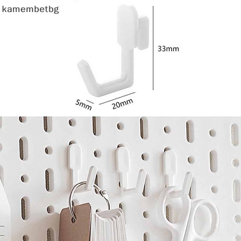 Kamembetbg ชุดตะขอ Pegboard พลาสติก 5 ชิ้น สําหรับจัดระเบียบเครื่องมือ พร้อมยูทิลิตี้ล็อค