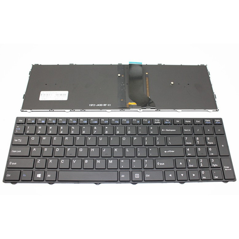 เปลี่ยนแป้นพิมพ์แล็ปท็อป US ใหม่สําหรับ Hasee Z7M Z7-KP7GS ZX7-CP5S2 Z7M-CT7GS Z7M-KP7G1 Z7M-KP5GS U