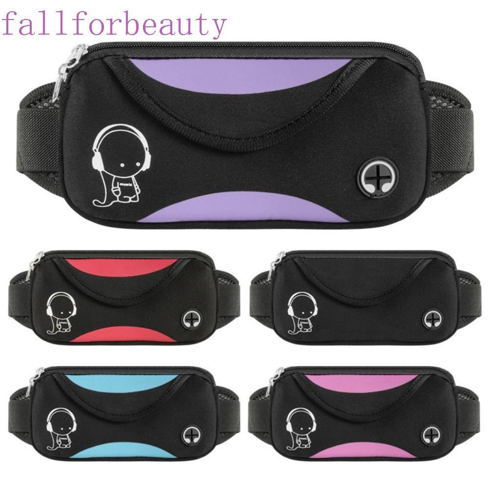 Fallforbeauty กระเป๋าคาดเอววิ่ง,น้ําหนักเบาที่มองไม่เห็นมาราธอนจ๊อกกิ้งกระเป๋า,กระเป๋าเข็มขัดกีฬาปรับแบบพกพาแถบสะท้อนแสงวิ่งเอวแพ็คยิม