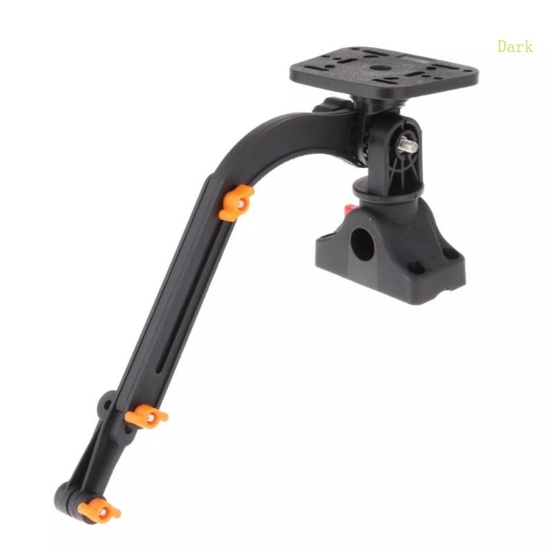 Dark Kayaks Fish Finder Mount Marine Kayaks Transducer ติดตั้งแขนอิเล็กทรอนิกส์ Fish Finder Mount ฐานอะแดปเตอร์เรือคายัค Acc