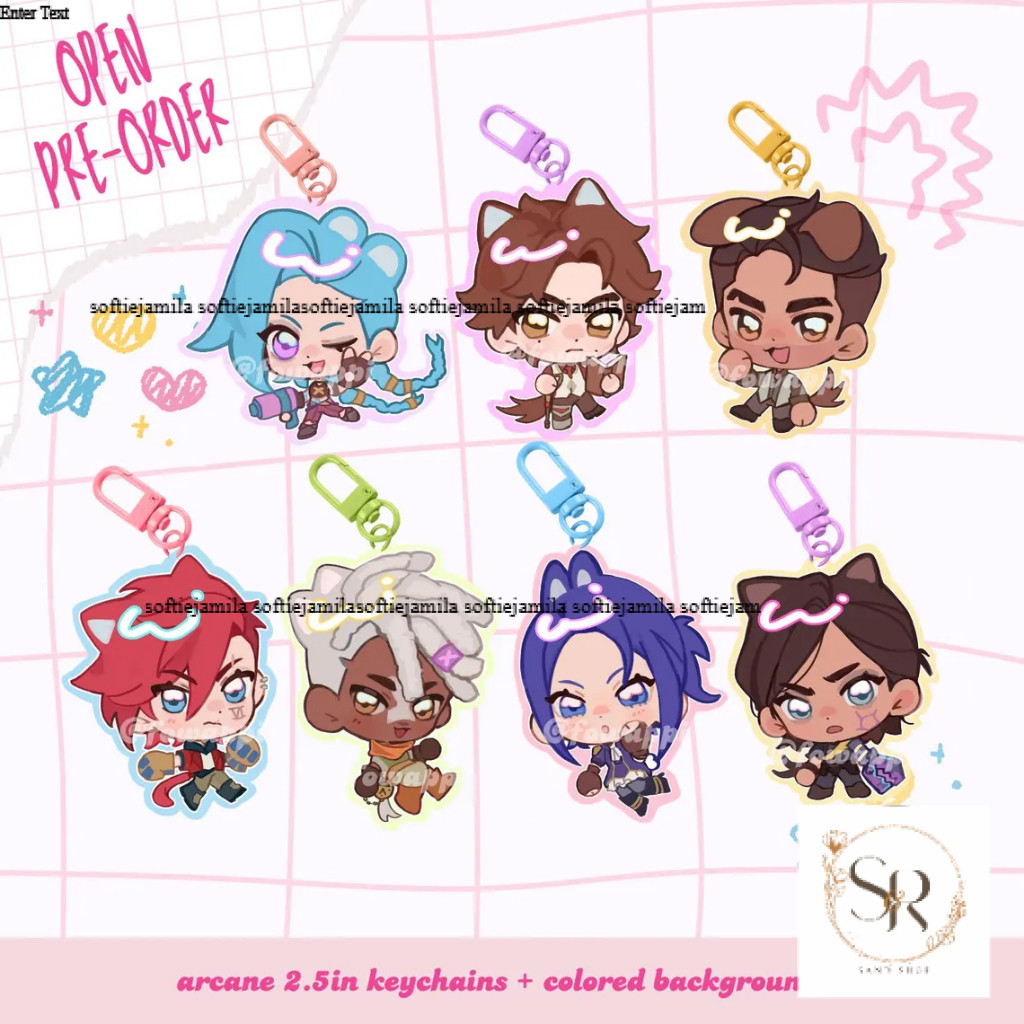 พวงกุญแจอะคริลิค ARCANE