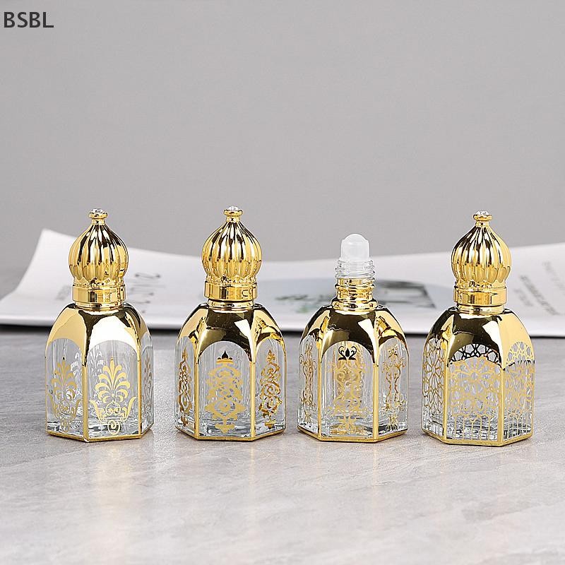 Bsbl 12ML มินิแก้วม้วนบนขวด Rollerbal คอนเทนเนอร์ผสมน้ําหอมขวดขวดเปล่า BL