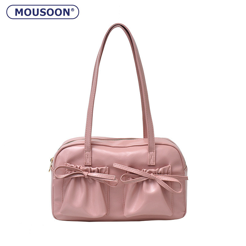 Mousoon Bow Design New Womens Chic Bag Korean Ballet Style All-Match Shoulder Bag