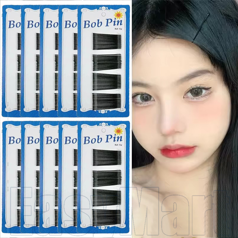 60/120 ชิ้นทิ้ง Hairgrip - อุปกรณ์ทําผม - ผู้หญิง Headwear - หยักโลหะ Hairpins - U-Shaped ทรงผมเครื่องมือ - แฟชั่น Simple Barrettes - กิ๊บติดผมสีดํา