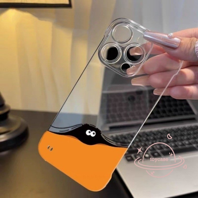 Iphone 16 15 14 13 12 11 Pro Max X Xr Xs Max 7 8 Plus SE2020 เคสโทรศัพท์ Simple โปร่งใสน่ารัก Little