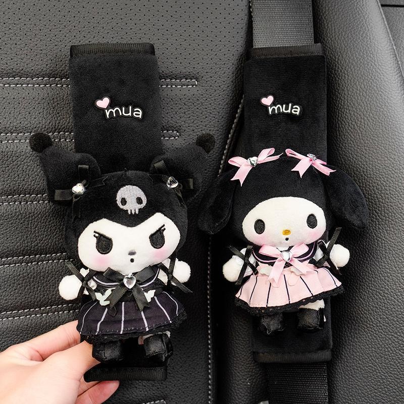 รถ ไหล่ ปิดบัง น่ารัก คุโรมิ ไหล่ปกรถตุ๊กตาตกแต่งภายในการ์ตูนความปลอดภัยเข็มขัดฝาครอบป้องกัน