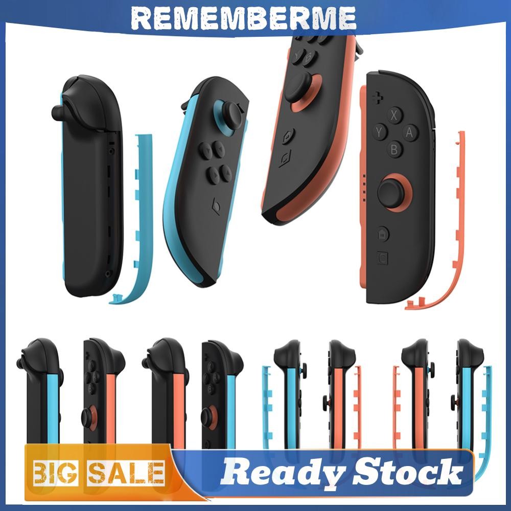สําหรับสวิตช์ 2 Joy-Con ซ้ายและขวาควบคุมทดแทนแถบตกแต่ง