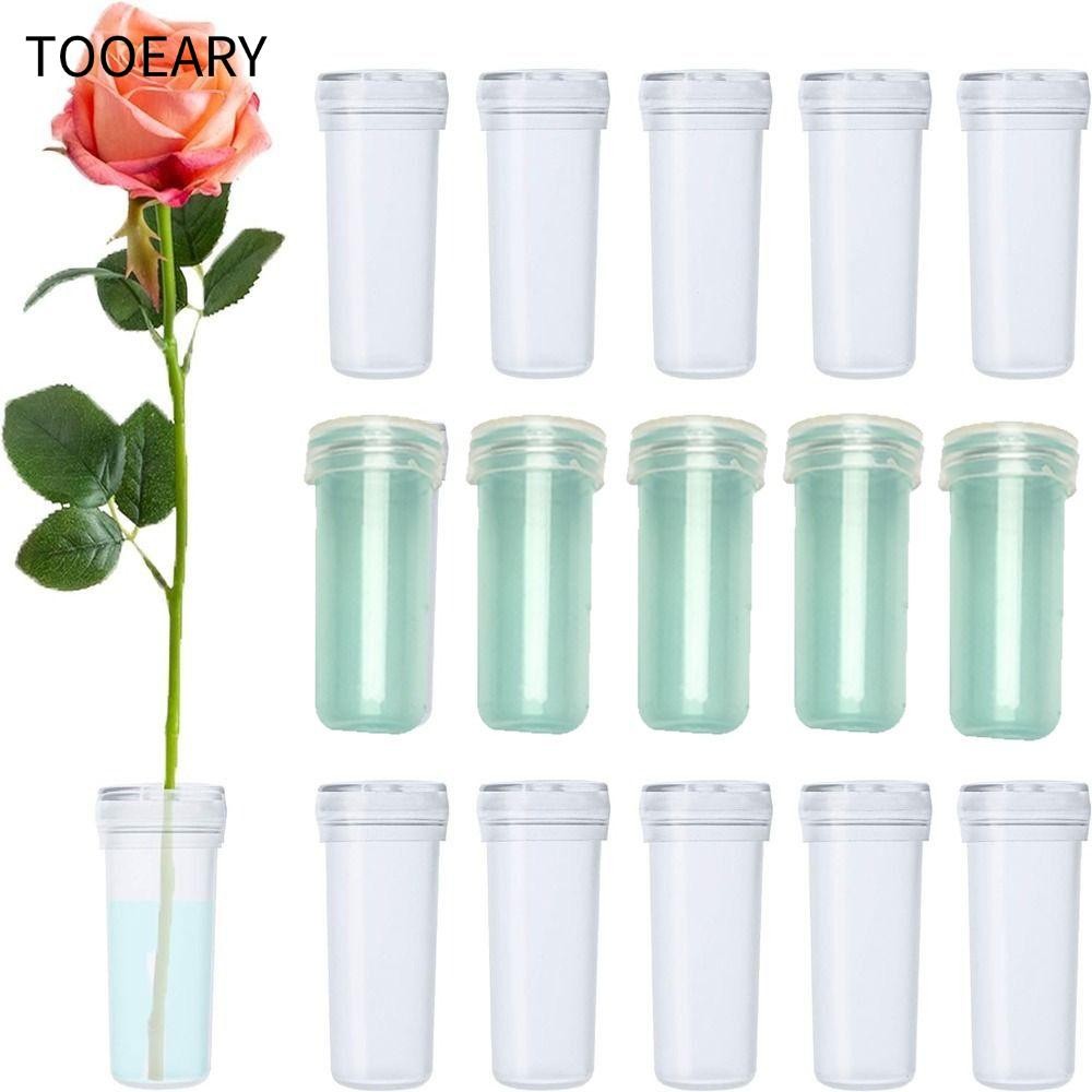 TAINAKARITSU ดอกไม้หลอดเก็บสด,โปร่งใส 4 ซม./7 ซม.หลอดพืช,แบบพกพา PVC ดอกไม้น้ําหลอดดอกไม้บรรจุอุปกรณ์