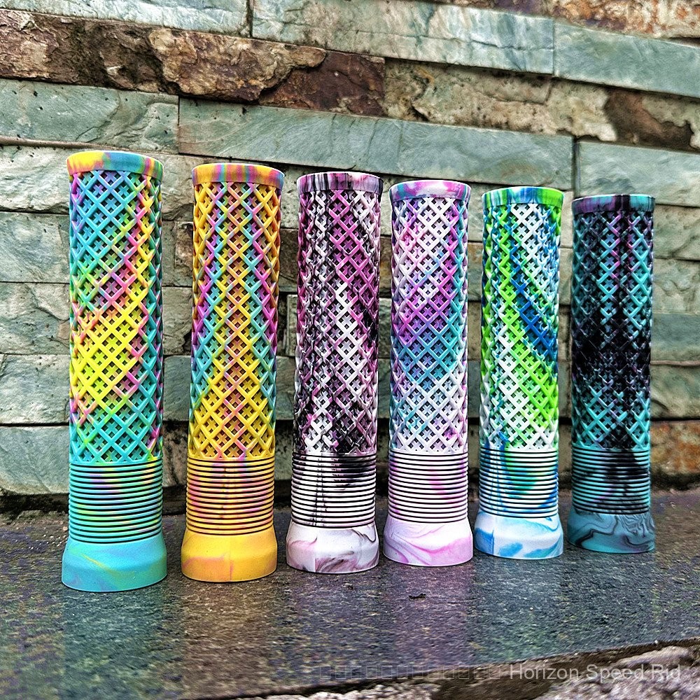 ฝาครอบแฮนด์จักรยานสีผสม, แฮนด์ยางกันลื่นนุ่ม, อุปกรณ์ขี่จักรยานพับ, ด้ามจับจักรยานเสือภูเขา