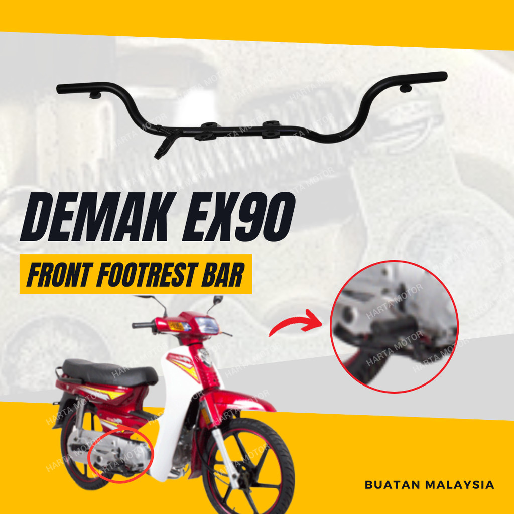 DEMAK EX90 ด้านหน้า FOOTREST BAR - EX 90 EX-90 PEMIJAK KAKI BESI ด้านหน้า STEP BAR FOOT REST PIJAK L