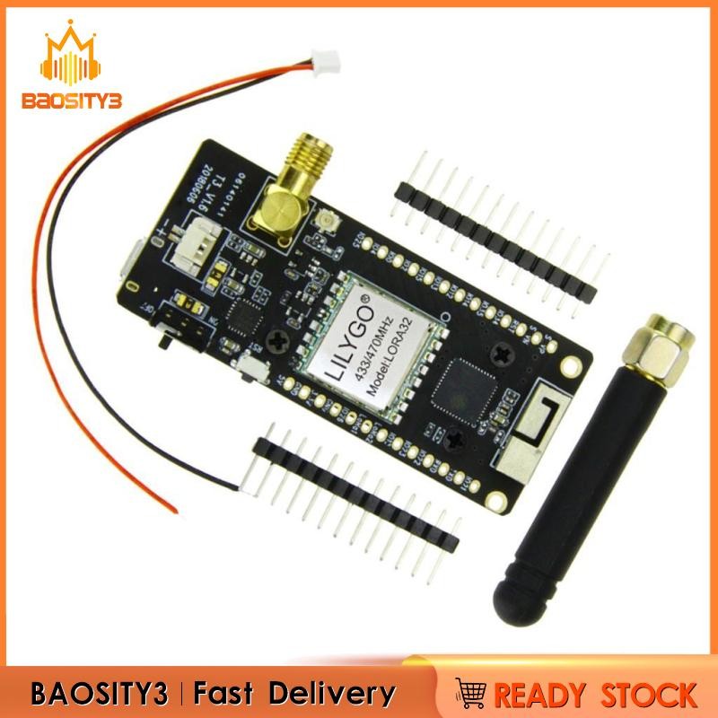 [Baosity3] TTGO LORA32 433 Mhz ESP32 OLED 0.96 นิ้วจอแสดงผลบลูทูธ WiFi โมดูล