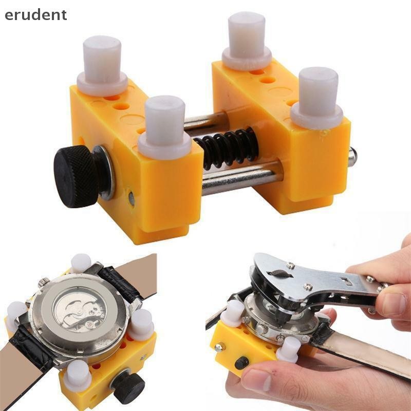 Erudent Adjustable Watchmaker Repair Tool Watch Back Case Cover Holder Remover Opener ใหม่