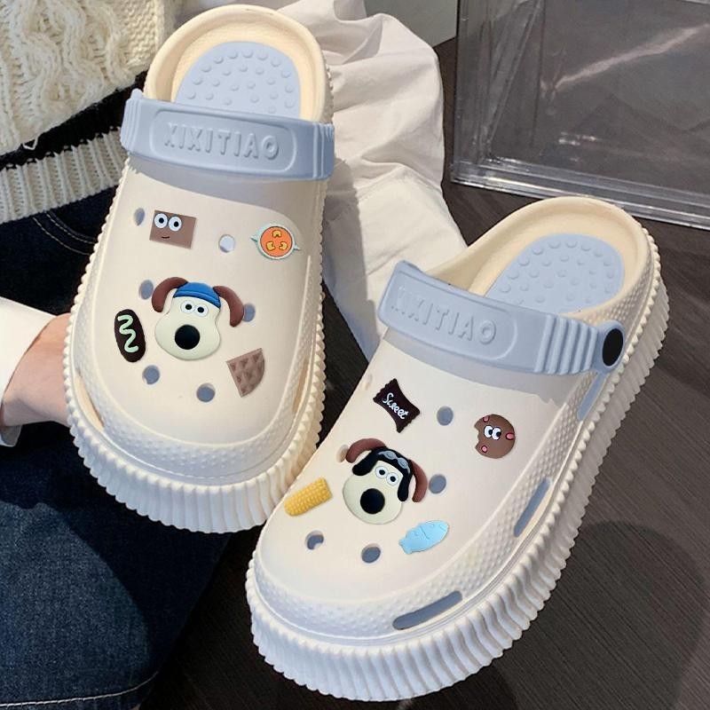 ระบายอากาศได้รองเท้าหัวโตแฟชั่นรุ่นฮิตสีใหม่ล่าสุดที่สาวกหัวโตห้ามพลาด รองเท้าทรงสวย สีสดใส แถมฟรีตัวติดเซ็ทน่ารักๆ X121