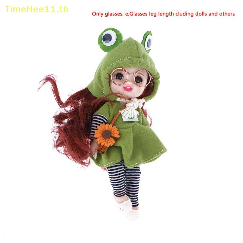 TimeHee 5PCS Miniature แว่นตาโลหะรอบกรอบแว่นตา Lensless แว่นตา Retro ตุ๊กตาแว่นตา DIY ตุ๊กตา Dressing อุปกรณ์เสริมแว่นตา TH ราคา ถูกที่สุด ดีลบีเคเค แกลเลอรีภาพที่ 4