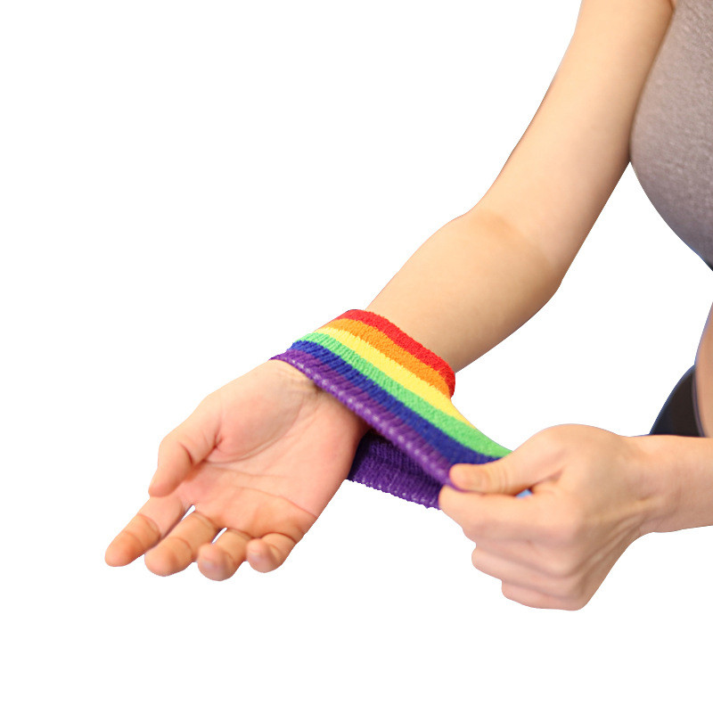 [ จัดส่ง TH] ️‍ ที่คาดผมสีรุ้ง LGBT Pride Rainbow Bandana ผ้าโผกผมสีสายรุ้ง คาดผมหรือมัดได้ ครื่องประดับผม Pride Month ราคา ถูกที่สุด ดีลบีเคเค แกลเลอรีภาพที่ 8