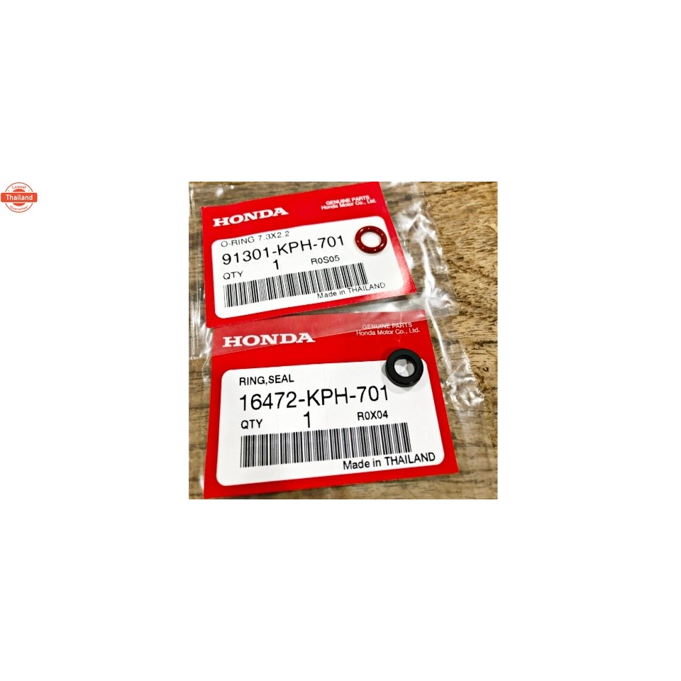ชุดโอริงหัวฉีด ตัวใหญ่S.3 แท้ศูนย์ฮอนด้า price/1ชุด 16472-KPH-701 - 91301-KPH-701