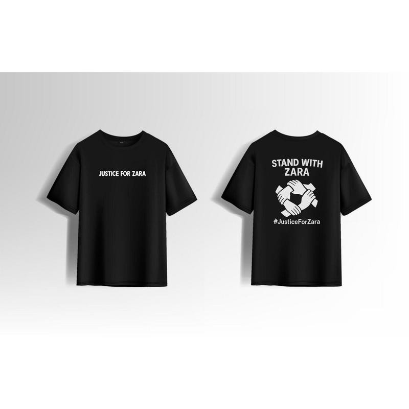 เสื้อยืด Pakaian Pendek Solidariti 2025 Zara Qairina