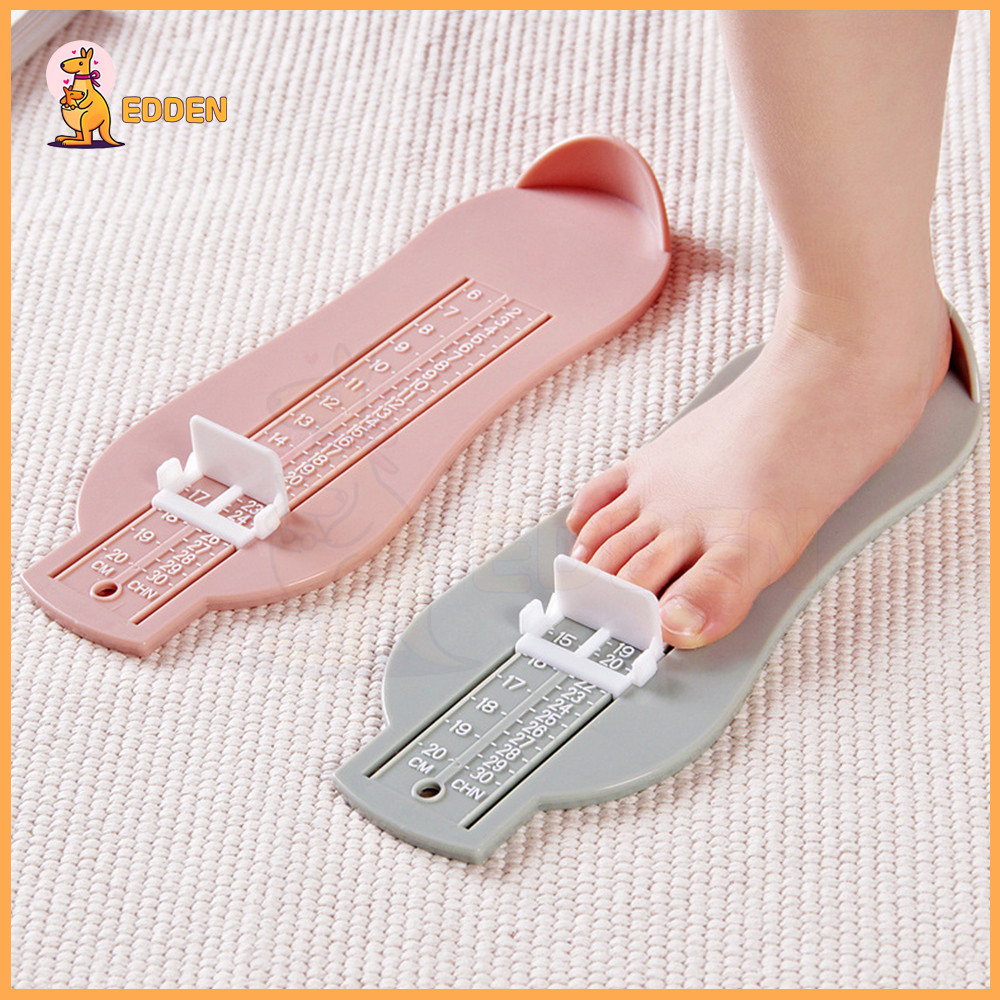 EDDEN ที่วัดเท้า ไม้บรรทัด วัดเท้าเด็ก ใช้ได้กับ 0 ~ 8 ปี วัดได้ถึง 20 cm แผ่นวัดเท้า