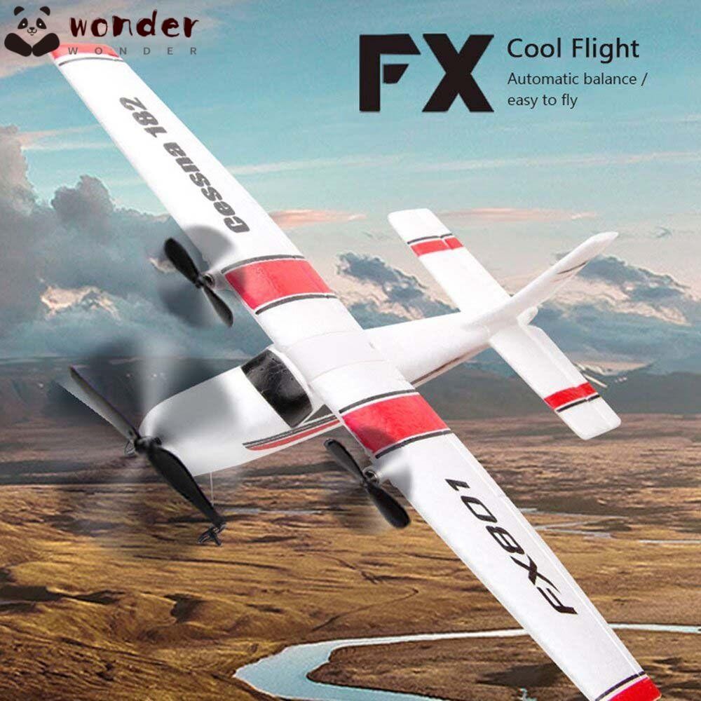 Wonder สําหรับ Cessna 182 FX801 เครื่องบินของเล่น EPP โฟม 2.4G Controller ฤดูใบไม้ร่วงทน RC เครื่องร