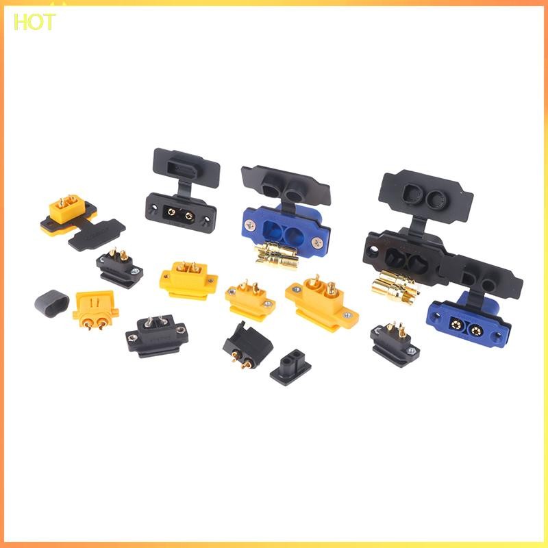 Technicolorsuper Quick Charge Mountable Plug XT60E XT90E EC5E EC8E พร้อมฝาครอบ High Current XT90 Con