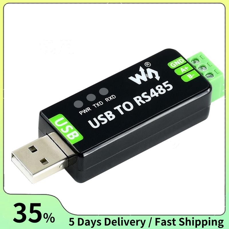 ตัวแปลง Waveshare Industrial USB เป็น RS485 พร้อมภายใน FT232RL ดั้งเดิม