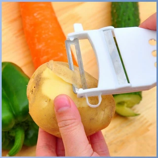 มีดปอกผลไม้ ที่ขูดมะละกอ เครื่องตัดผักเอนกประสงค์ แบบหนา 5in1 พร้อมส่ง veggie chopper