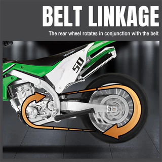 Klt 1:12 Kawasaki KX-450 รถจักรยานยนต์ Diecast รุ่นรถของเล่นรถคอลเลกชันของขวัญสําหรับเด็กเด็กผู้หญิง