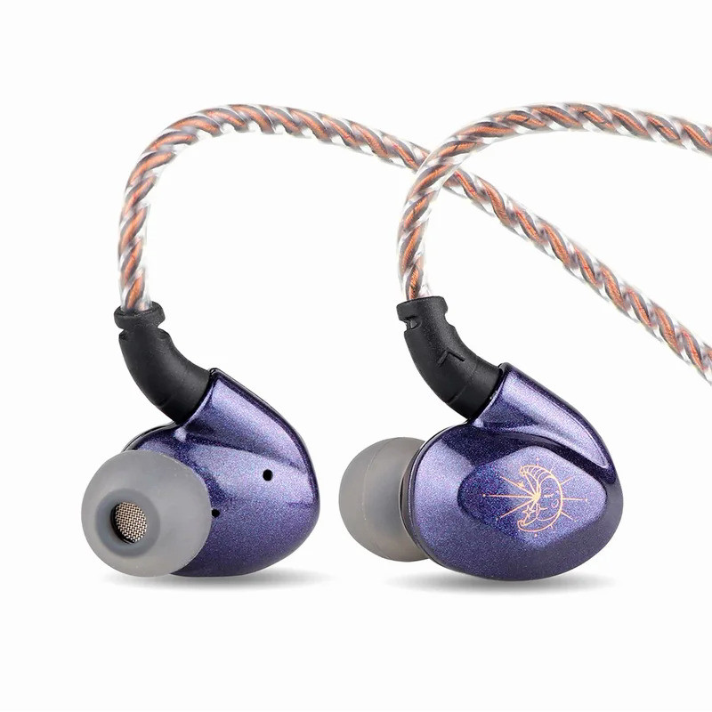 BLON BL-Z200 Wired HIFI In Ear Earphone Monitor Carbon Diaphragm Dual-sound Cavity Structure Dynamic Driver Headphone wi