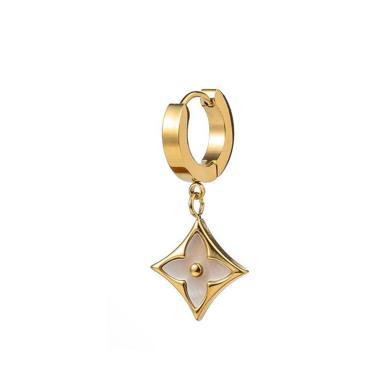 DQQ Hoop Earings สําหรับผู้หญิงต่างหูเงิน Gold Non Tarnish Hypoallergenic Earings