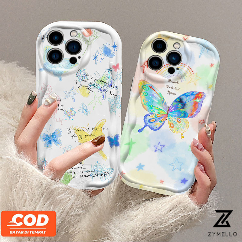 Case for Samsung A35 A55 A05 A05s A06 A15 A16 A12 A52 A54 A03 A04 A13 A14 A20 A23 A24 A32 A34 A50 A51 A73 S24FE S21FE S22ULTRA S23FE S23ULTRA Simple floral blue and white silicone phone cas