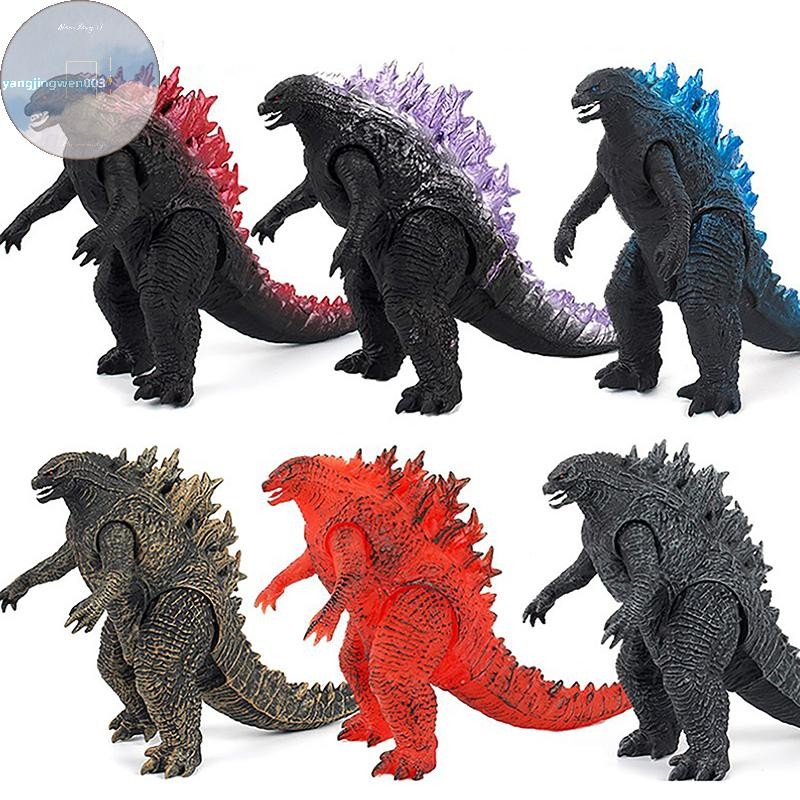 Yangwen Godzilla X Kong : ใหม่ Empire สีใหม่ Action รูปอะนิเมะ Titan Godzilla 22 ซม.กาวนุ่มตุ๊กตามอนสเตอร์รุ่นเครื่องประดับของเล่น.