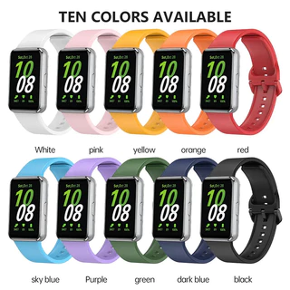สายซิลิโคน for Samsung Galaxy Fit 3 เข็มขัดยางกีฬาการเปลี่ยนอุปกรณ์เสริม Samsung Fit 3 สายนาฬิกา