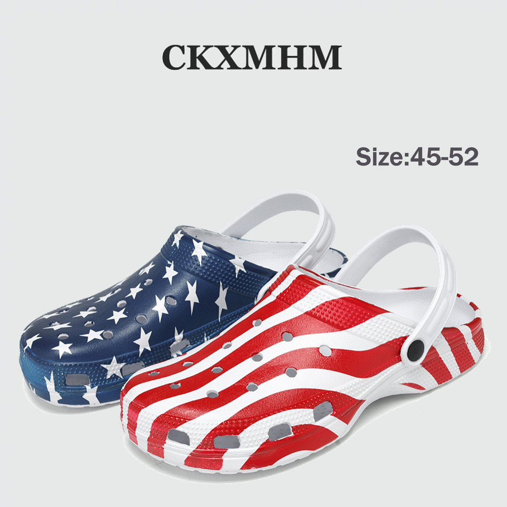 Ckxmhm 45-52 รองเท้าแตะผู้ชายรองเท้าแตะผู้หญิงรองเท้าหัวใหญ่รองเท้าแตะขนาดใหญ่ขนาด 48 49 50 51