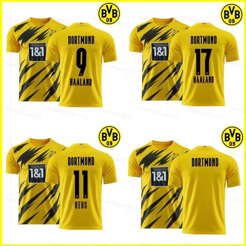 Ns2 2020-2021 Borussia Dortmund Home Football Jersey Sancho Haaland Reus TShirt Tops Soccer Jersey P