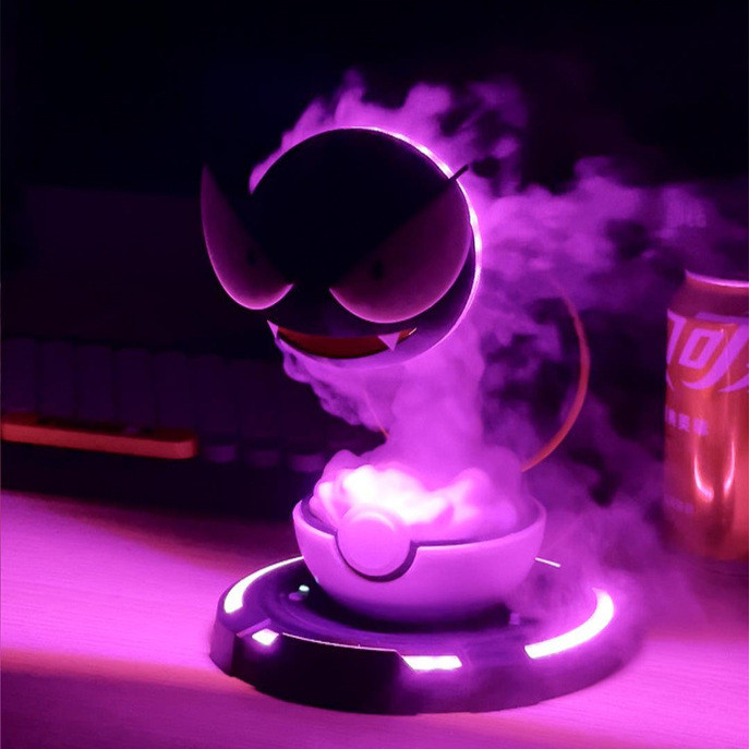 [Faceboss] Pokemon 3D Print Creative Desktop Decoration ของขวัญวันเกิด Pokemon Ghost Humidifier