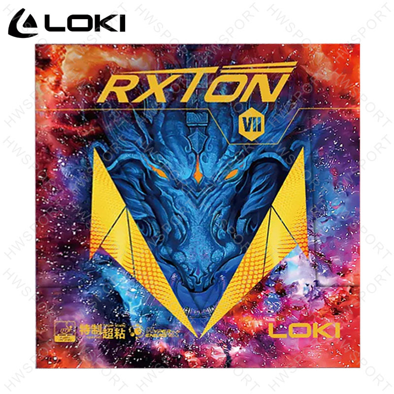 Loki RXTON 7 ยางปิงปอง ยางปิงปองเหนียวพร้อมฟองน้ํายืดหยุ่นปรับล่วงหน้าน้ําหนักเบามืออาชีพ