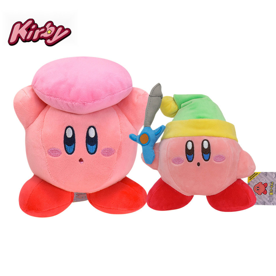 การผจญภัยของเคอร์บี้ All Star Collection kirby SWORD and friend's Heart stuffed Plush 16cm-18cm