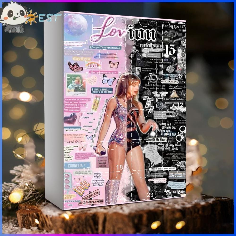 ❉เดอะเบสท์❉ Mini Adventskalender Weihnachten 24-Tage Countdown Blind Box Taylor Swift Anhäng